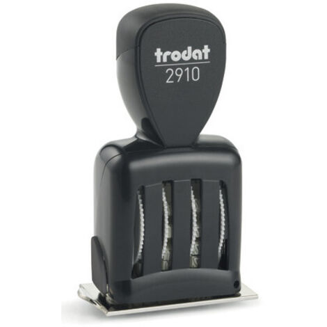 Trodat 73042 timbro aziendale Tradizionale Timbro data Metallo, Plastica