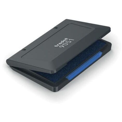 Trodat 9051 Tampone per Timbri Blu  Cuscinetto Inchiostrato per Ufficio