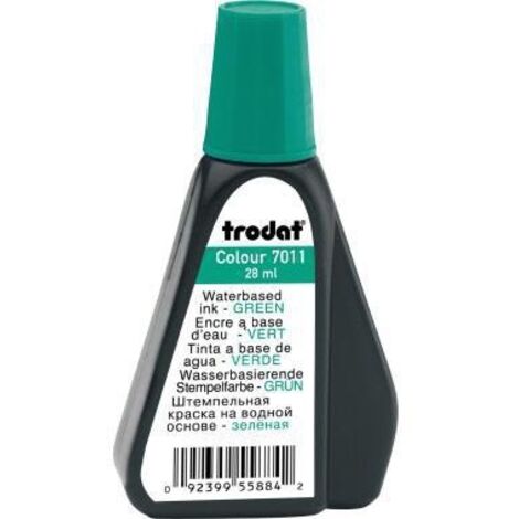 TRODAT Stempelfarbe trodat® Colour 7011 Handstempelkissen grün 28ml