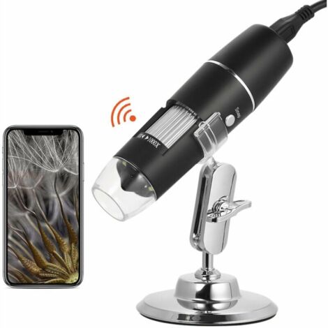 Trois-en-un USB + Micro + Type-c prend en charge le microscope de téléphone portable du système Android de l'ordinateur