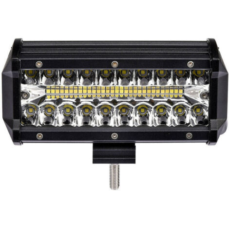 Trois rangées de feux de travail à bande, 1 paire, 7 pouces-50led-150W