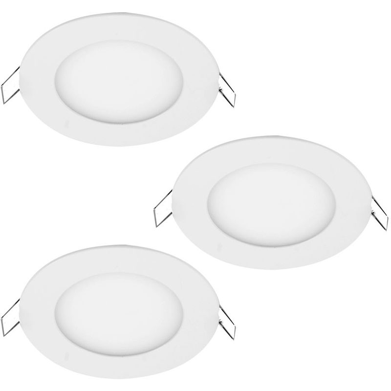 Paulmann - Set de 3 spots encastrables en aluminium, lampes spot chambre d'amis, 1 vantail 926.92