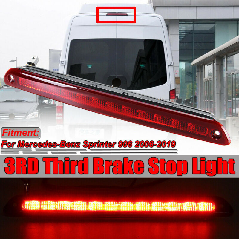 S-giant - Troisième Feu Stop Feu,Feux de Freinage Haut Niveau, Troisième Feu Stop Arrière à led Compatible avec Benz Sprinter 06-19 A9068200456