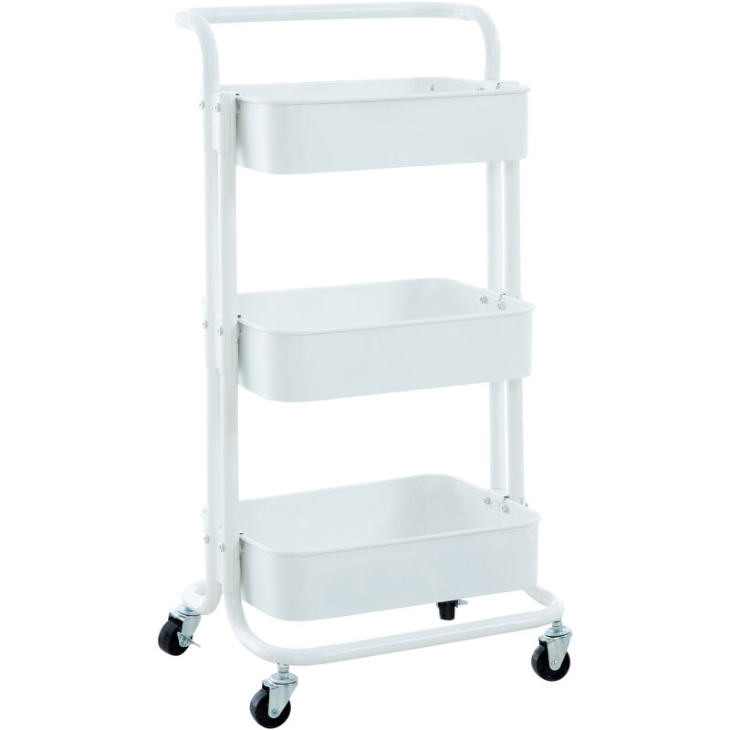 

Trolley con ruedas mailo blanco Rogal