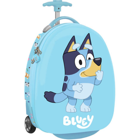 Trolley da Cabina Bluey Celeste 16'' 23 L 28 x 43 x 23 cm Per bambini