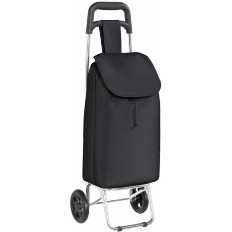 Trolley de shopping Noir 35 x 28 x 92 cm Tissu Oxford CFW495887
