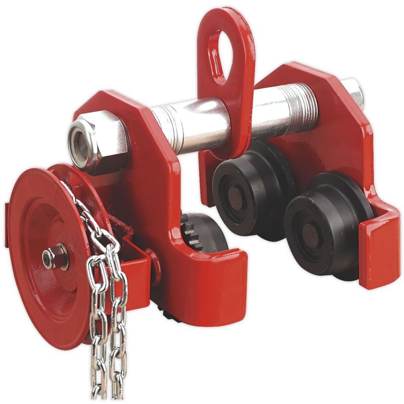 Loops 3 Tonne Geared Trolley Beam Mounted Lifting Point IBeam rsj Trolley