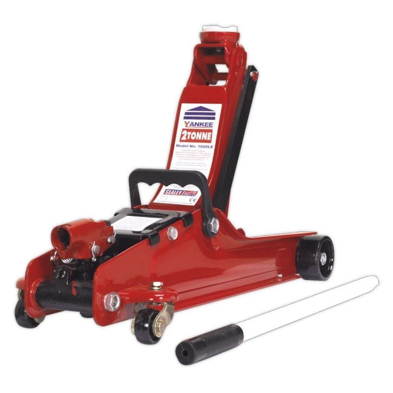 Sealey - Trolley Jack 2 Tonne Low Entry Short Chassis