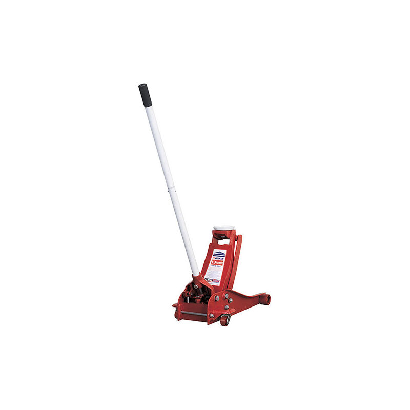 Sealey 2500LE Trolley Jack 2.5tonne Low Entry - High Lift & Low Entry