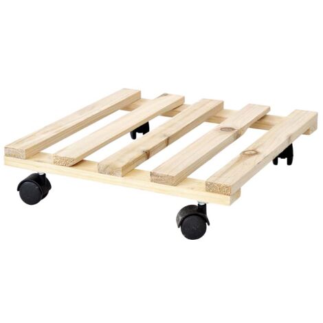 Trolley legno quadrato cm 35X35 Verdemax
