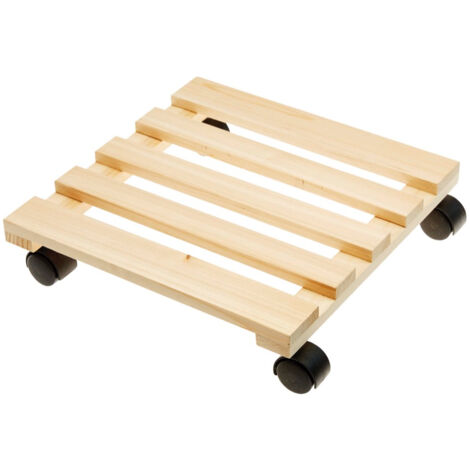 Trolley legno quadrato cm 35X35 Verdemax