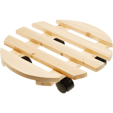 TROLLEY LEGNO ROTONDO &Oslash35cm VERDEMAX
