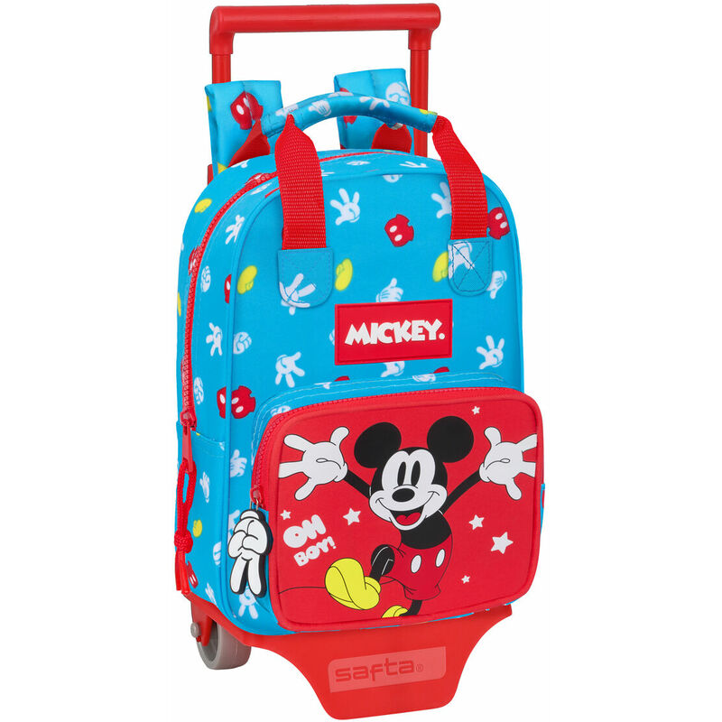 Image of Trolley per la Scuola Mickey Mouse Clubhouse Fantastic Azzurro Rosso 20 x 28 x 8 cm