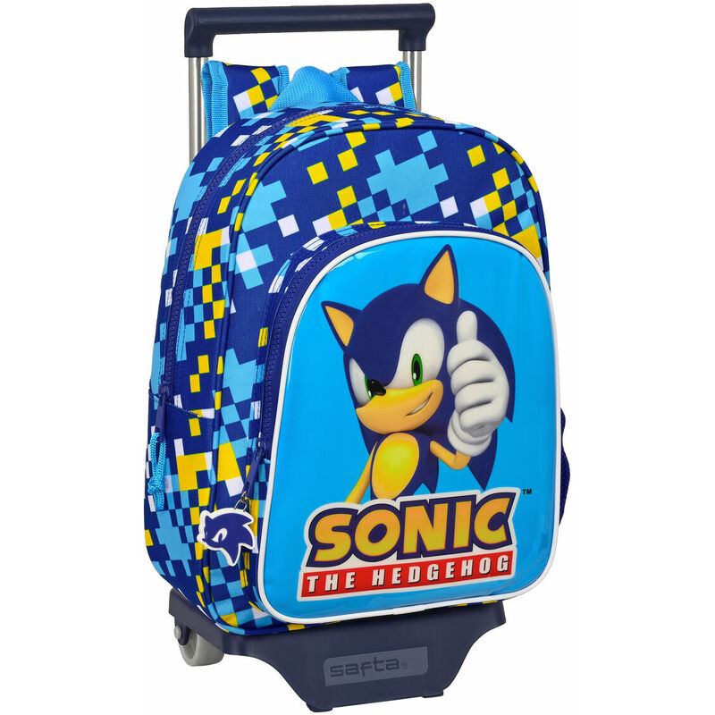 Image of Sonic - Trolley per la Scuola Speed 26 x 34 x 11 cm Azzurro