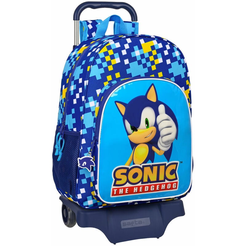 Image of Sonic - Trolley per la Scuola Speed Azzurro 33 x 42 x 14 cm