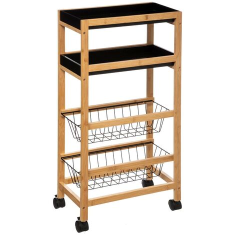 Trolley + platx amo blackbamboo - 5Five - NEGRO