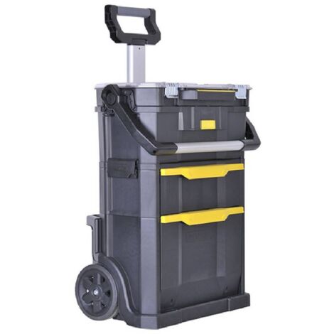 Trolley portautensili "Rolling Workshop Gen.2"  cassetta superiore con organizer separabile tramite bottone