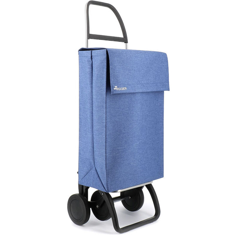 Trolley Rolser Jean Tweed 4 Räder - Blau