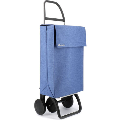 Trolley Rolser Jean Tweed 4 Räder - Blau