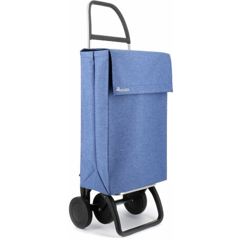Trolley Rolser Jean Tweed 4 Ruote - Blu