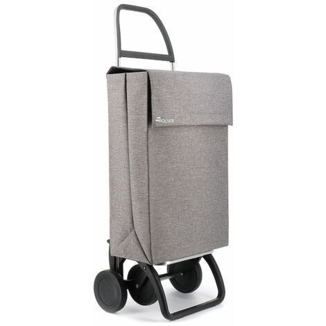 Trolley Rolser Jean Tweed 4 Ruote - Grigio