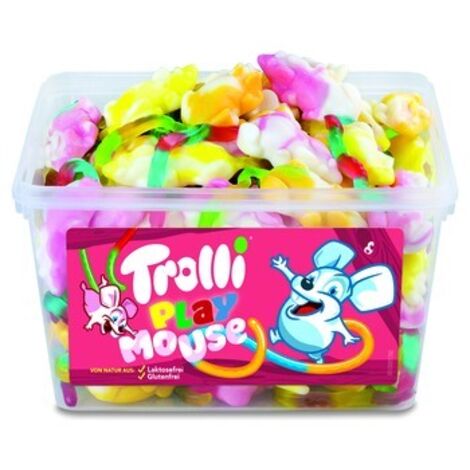 Trolli Playmouse Mäuse Fruchtgummis 75 Stück 1200G