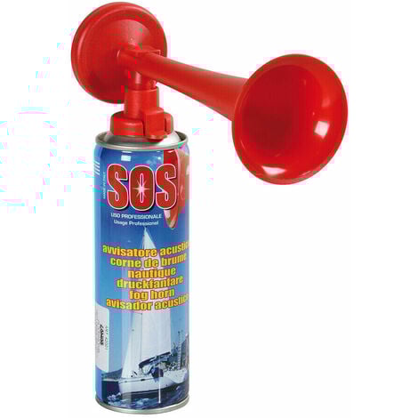 CAPALDO Tromba da stadio avvisatore acustico con carica 300 ml riutilizzabile