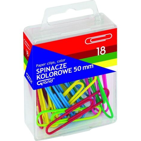 Trombones colorés Euro-Trade, 18 pièces - Bureau, école