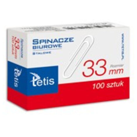 Trombones ronds Tetis 33 mm (100 pièces par paquet)