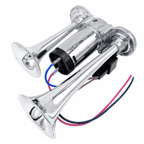 Trompettes doubles 600DB, kit de klaxons super puissants avec compresseur universel pour voitures 12 V, motos, camions, trains, bateaux