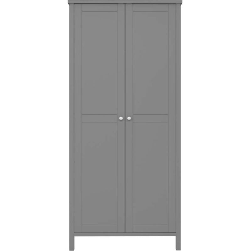 Ebuy24 - Tromsø armoire de rangement 2 portes gris.