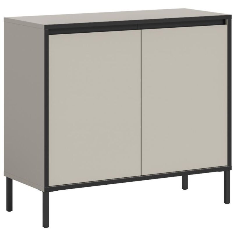 Ebuy24 Tron Sideboard 2 Türen, Kaschmir Dekor.