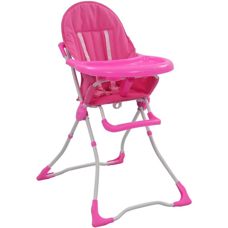 

Trona de bebé rosa y blanco - Rosa