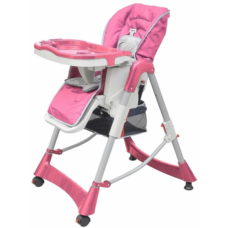 

Trona de bebé Deluxe de altura ajustable rosa