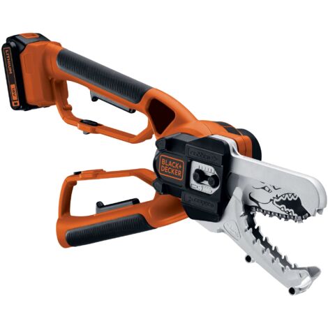 BLACK & DECKER Troncarami ALLIGATOR 15 cm - a batteria con 1 batteria ricaricabile 18V 2Ah - BLACK+DECKER GKC1000L-QW