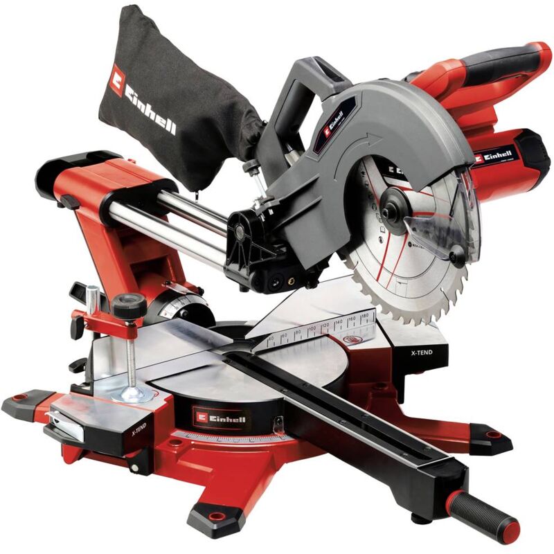 Image of Troncatrice e sega per tagli obliqui con funzione di trazione Einhell te-sm 36/10 l Li-Solo Power X-Change estensibile,