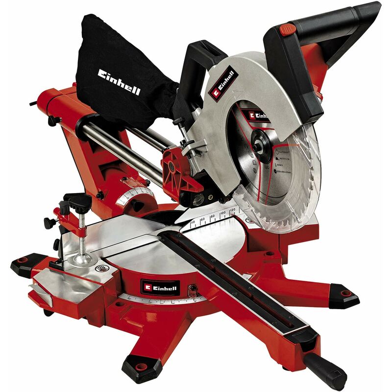 Image of Te-sm 2534 Dual Troncatrice Radiale, 5100 rpm, 1800 w, Rosso - Einhell