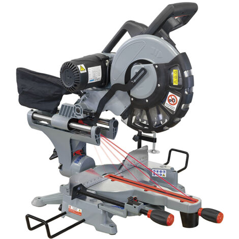 Troncatrice radiale per legno 305 mm con laser Fervi 0871