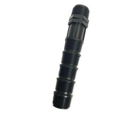 TRONCHETTO NIPLES FILETTO CM.15 PLASTICA IRRIGATORI VARI SEGMENTI PZ.5 (21675V) 3/4 x 3/4 (21676)