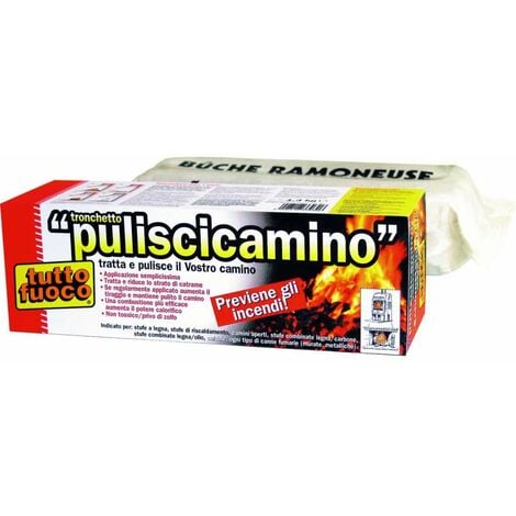 DIAVOLINA PELLET SPAZZACAMINO PER STUFE CALDAIE A PELLET TOGLI FULIGGINE :  : Fai da te