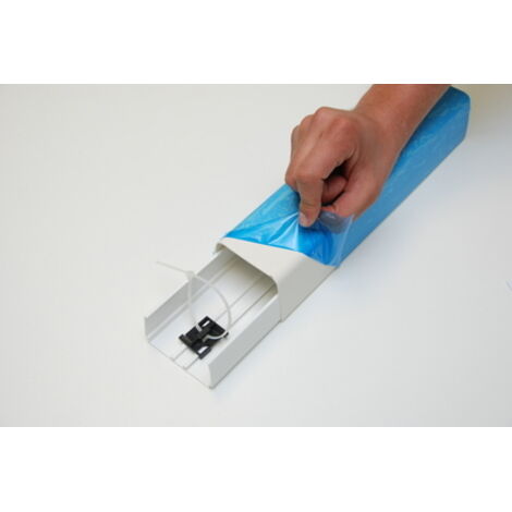 Tronchetto Super Optimal Long 2ml - bianco 9003 con pellicola protettiva 80x60