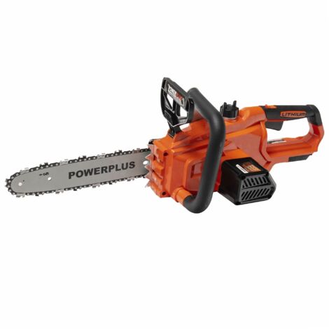 Tronçonneuse à batterie 20V – Guide de 300 mm – Lubrification automatique – Pour bois dur et teck – Poids léger 3,25 kg – Powerplus - POWDPG7570