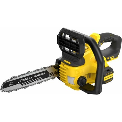 Tronçonneuse 30 cm 18V STANLEY FATMAX V20 SFMCCS630M1-QW - 1 Batterie 4Ah + Chargeur