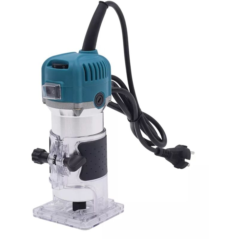 Senderpick - Tronçonneuse à bois à 6 vitesses Outil manuel compact pour le travail du bois, 30 000 tr/min, routeur portatif