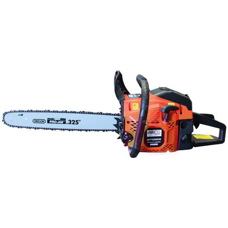 Tronçonneuse à Essence 52cc Avec Barre et Chaîne Oregon 18" - Bricoferr