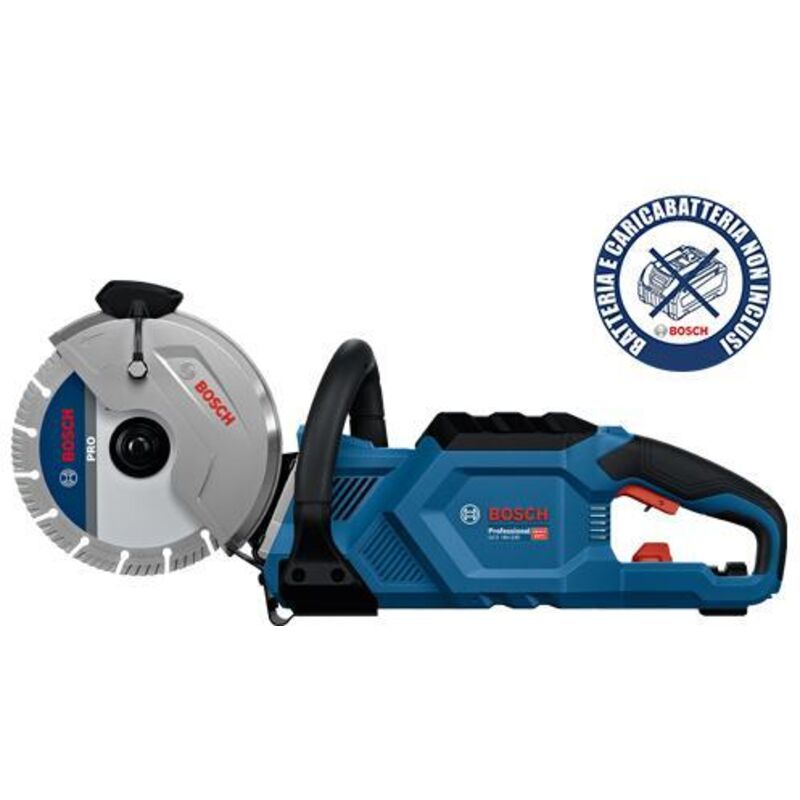 Tron�onneuse a lama carbure da 18V GCS 18V-230 Professional Bosch senza batteria n� caricabatterie