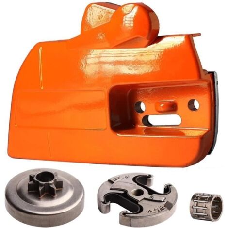 Tronçonneuse Couvercle latéral d'embrayage de Frein de chaîne et Tambour d'embrayage .325'"7T pour Husqvarna 340 345 346 350