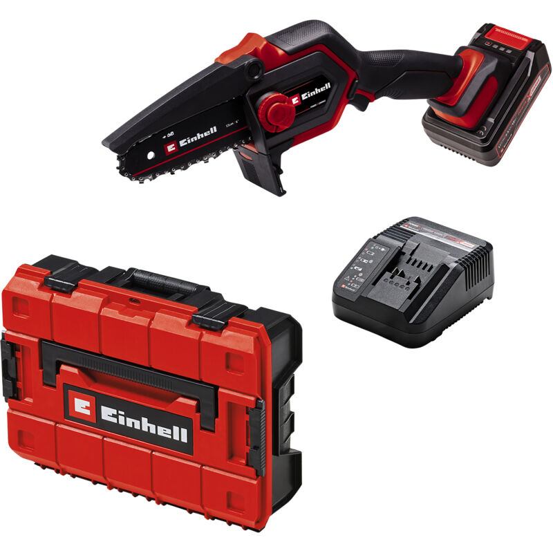 Tronçonneuse d'élagage sans fil EINHELL GE PS 1815 Li BL Kit