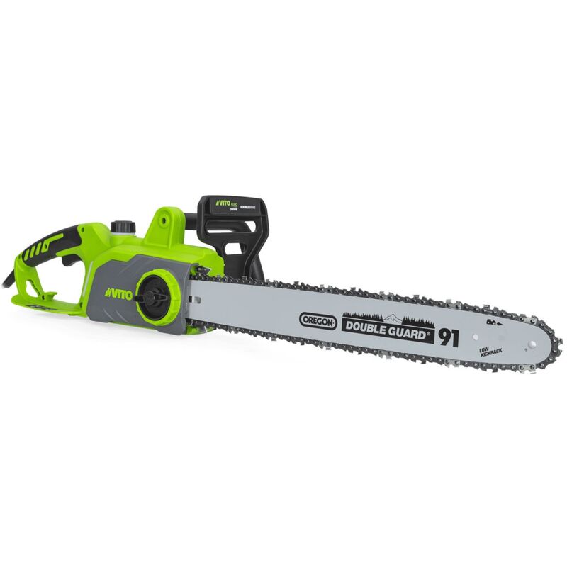 Tronçonneuse électrique 2000W Lame Guide oregon 455mm Frein automatique Vito