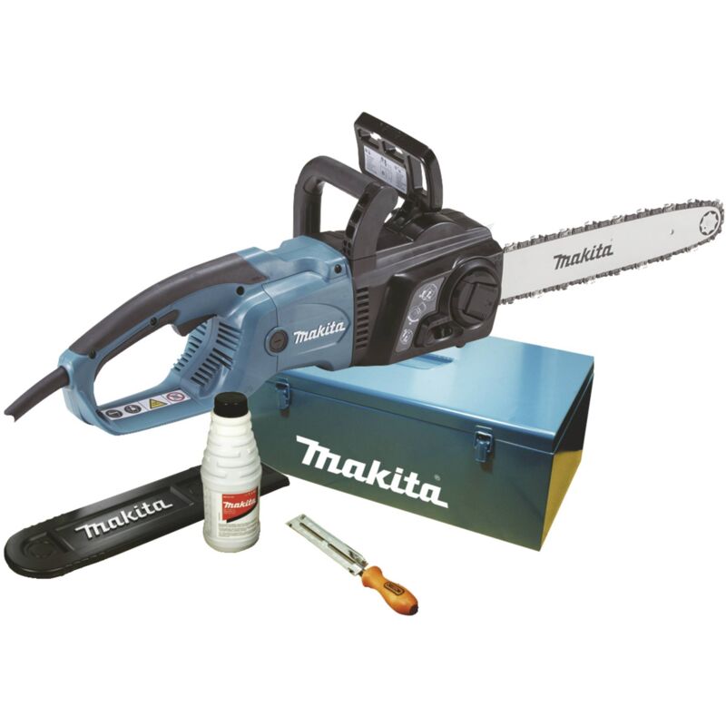 Makita UC3551AK Elektro Kettensäge mit Zubehör 2000 W Schwertlänge 350 mm
